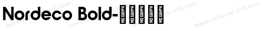 Nordeco Bold字体转换